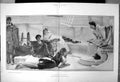 Antique Old Print Reading From Homer Sir L Alma-Tadema Dressed Robes Garlands
