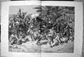 Original Old Antique Print Soudanese Marriage Dance Charles Fripp 1887 19th