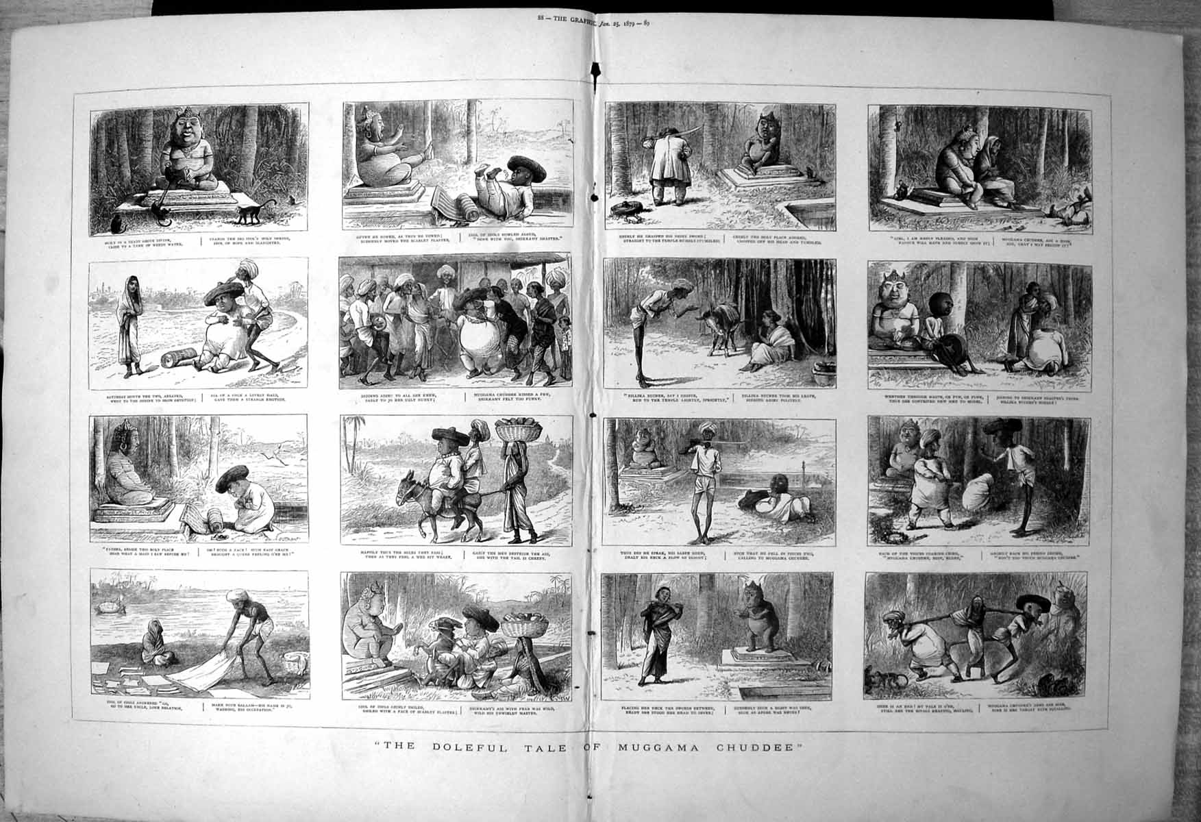 Old Doleful Tale Muggama Chuddee Idol Hope Slaughter Shady Grove 1879 Victorian