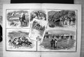 Old Print Life Thul Chotiali Southern Afghanistan Native Polo Tennis 1881 19th