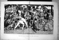 Old Antique Print Good Hit Sketch Eton Harrow Cricket Match 1872 Damaged 19th