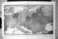 Old Print Plan Europe Showing Land Occupied Germans Armistice Terms 1918 20th