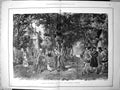 Old Print The Chattering Quartette Ladies Gentlemen Cathedral Trees 1893 19th
