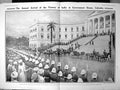 Old Print Arrival Viceroy India Government House Calcutta Procession 1909 20th