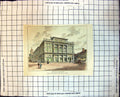 Old Print Town Hall Newcastle Exterior Drawn From Photograph Carriage 121J