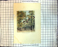 Old Print The Pantiles Tunbridge Wells Trees Columns Buildings People 139J