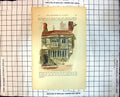 Old Print The Tribunal Glastonbury Nelly Erichsen Arched Door Windows 145J