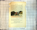 Antique Print Westham Church Houses Tiled RoThatch Exposed Beams Trees 148J