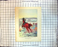 Old Illustration Black Beauty Horsedriven Away Force Charge Army 155J