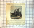 Old The Abbey From North East Exterior View Square Tower Railings 163J
