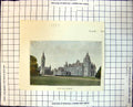 Old Eaton Hall Chester Exterior View Across Grounds Trees Grass 1893 179J 19th