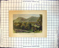 Old Taymouth Castle Seat Earl Breadalbane Trees Mountains Valley 184J Victorian