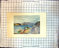 Old Skye From Loch Alsh Mountains Sea Loch Rocks Vegetation Boat 187J Victorian
