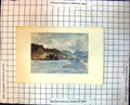 Antique Print Loch Awe Scotlandcastle Ruins Rowing Boat Water Mountains 190J