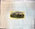 Antique Old Print Battle Abbey Tiled RoRuins Avenue Trees Bushes Farmland 199J