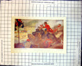 Print Clive At Siege Arcot E Wallcousins Lighting Heavy Gun Firing C1920 228J