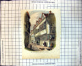 Old Print Carter'S Hall Passage With Townhall Oxford Barrel Cockerel 249J