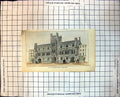 Antique Print New Guildhall Bristol Tudor Style Arched Doorways Wooden 252J