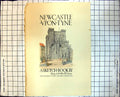 Old Print Newcastle Upon Tyne Castle Street Frontispiece Rjs Bertram 254J
