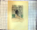 Old Grammar School Gateway E.V. Cole Arched Doorway Steps Railings 263J