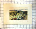 Old Print Swaledale Early Autumn Above Richmond Willance'S Leap West 272J