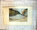 Old Aysgarth Force River Ure Wensleydale Series Ledges Waterfalls 273J