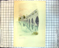 Old Print Stratford Upon Avon Clopton Bridge Gordon Home River Tower 285J