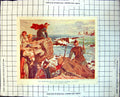 Print Danes Sailing Up English Channel From Painting Herbert A Bone Ships 299J