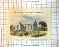 Old Newark Priory Ruins Arched Windows People Hand Gathering Corn 301J