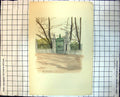 Old John'S College Gates Ornate Metalwork Stonework Eagles Railings 307J