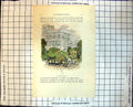 Old Print The Castle Norwich Imposing Sqaure Tower Trees People Arch 328J