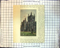 Old Tower And North Porch Man Mowing Grass People Walking Railings 340J