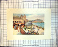 Old Scarborough Yorkshire Bandstand Audience Bay Buildings Parasol 352J