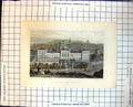 Old New Jail Prison Calton Hill Edinburgh Scotland Lady Bonnet 1829 391J 19th