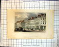Old Print East Side St. Andrew'S Square Edinburgh Scotland Bookseller 395J