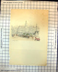 Old George Square Edinburgh J. Nisbet Motor Car Horses Carriages 406J