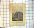 Old Heriot'S Hospital Edinburgh Square Towers Steps Grounds Grass 413J