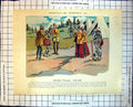 Old Print Humors History Matilda'S Triumph Battle The Standard Scots 453RJ