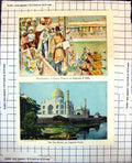 Old Queen Victoria Empress India Taj Mahal Mosque Delhi Himalayas 457RJ