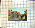 Old Print Street Scene Kingston Horses Carriages Melbourne Victoria 465RJ