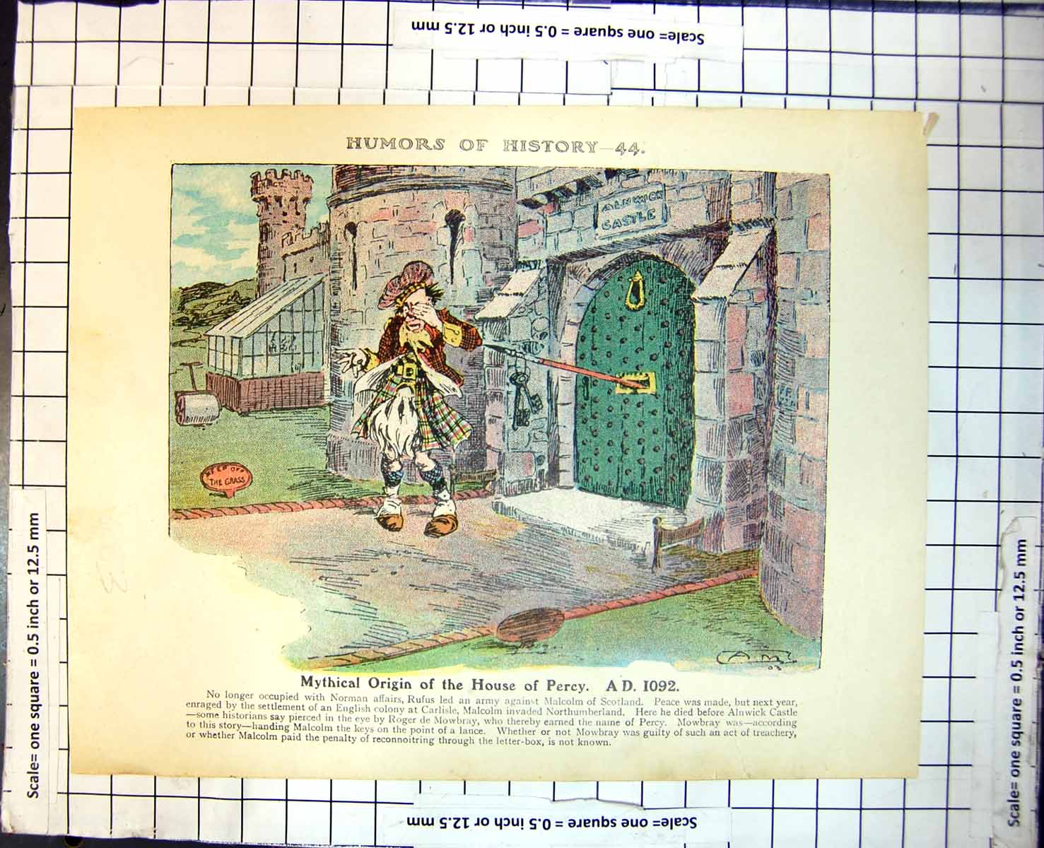 Old Humors History Mythical Origin House Percy Invasion Holy Land 483RJ