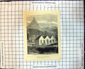 Original Old Antique Print Titikaveka Chapel Raratonga Cook Islands
