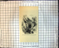 Original Old Antique Print Gate Between Upper Lower Parts Dumbarton Castle