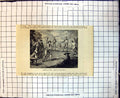 Original Old Antique Print Cricket 1743 From Players