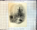 Original Old Antique Print Hindoo Mother Washing Baby River Palm Trees 1844