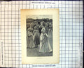 Antique Old Print The Interval Well Dressed Ladies Hats Races Lucien Davis