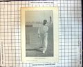 Original Old Antique Print Cricket Martin After Delivery Hand In Air