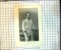 Original Old Antique Print Cricket J Shuter Hing Bat