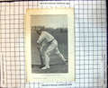 Original Old Antique Print Cricket L C H Palairets Drive To Cover