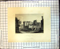 Original Old Antique Print Petrarchs House Arqua Hoppner E Finden